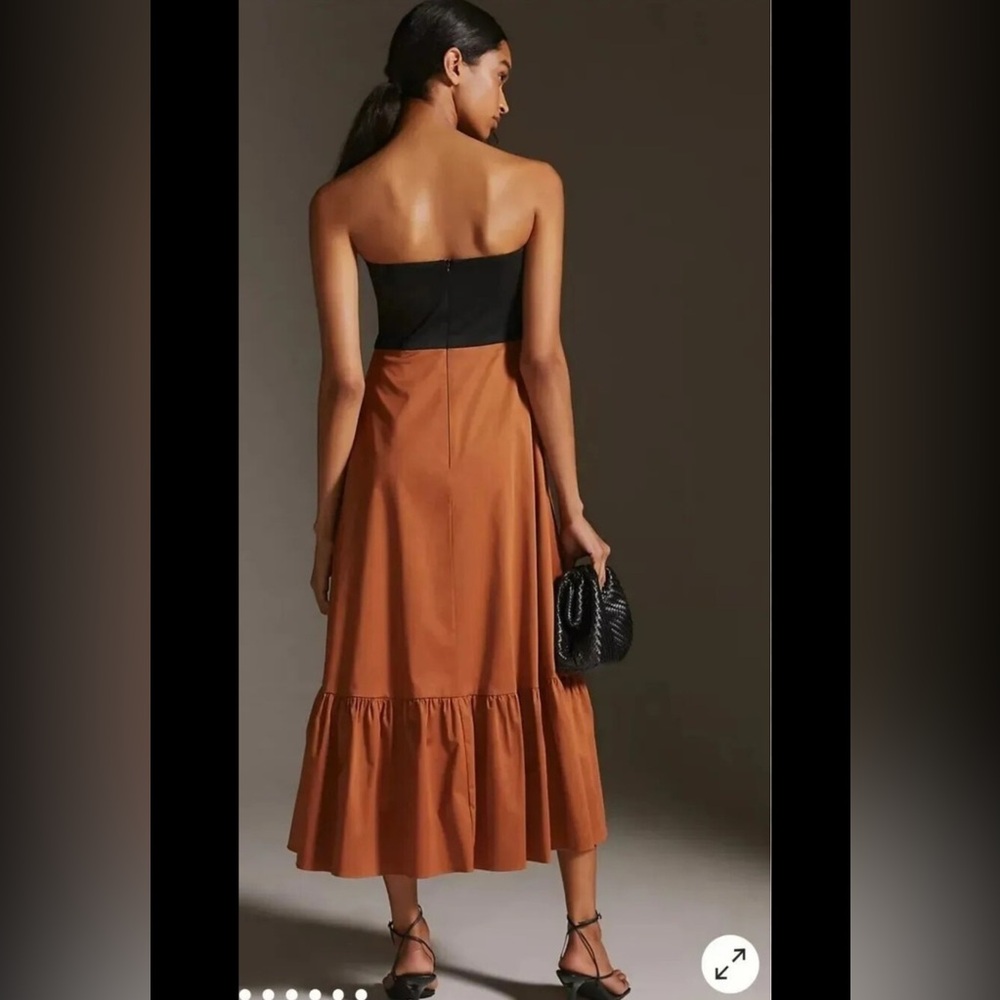 Anthropologie Hutch Bow Tie Maxi Dress - Picture 3 of 10